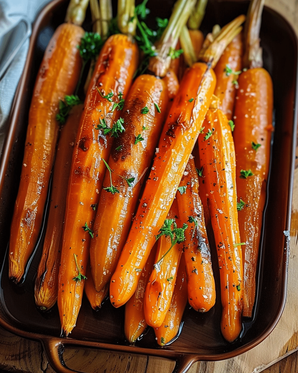 Maple Dijon Roasted Carrots