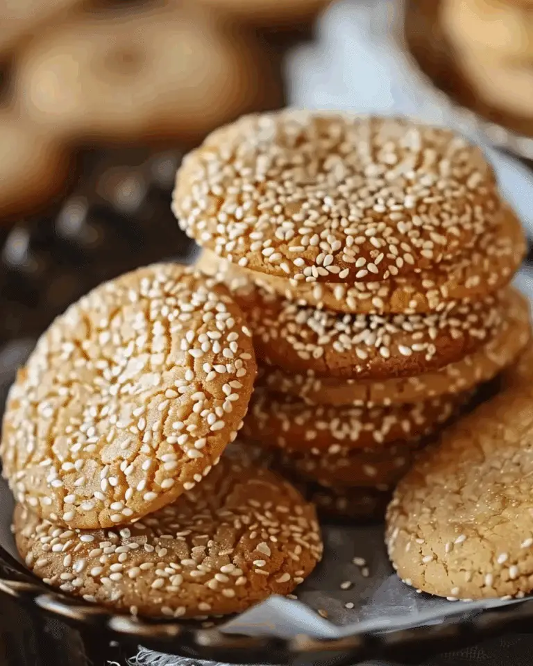Crunchy Sesame Seed Cookies: A Nutty Delight