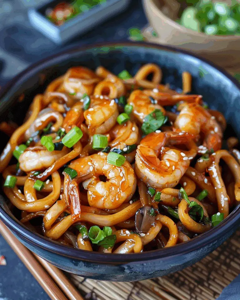 Shrimp Udon Stir-Fry – A Fast & Flavor-Packed Noodle Bowl