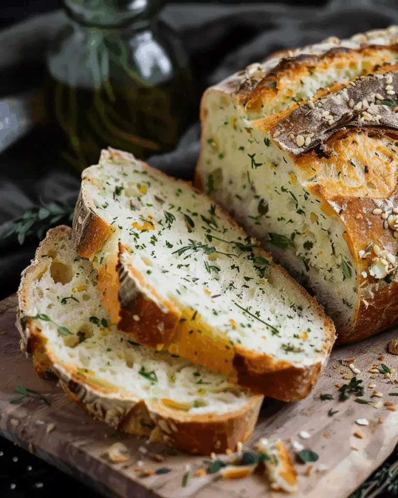 Cheddar Herb Irish Soda Bread