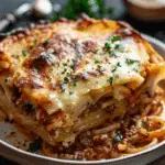 Savory Beef and Caramelized Onion Pasta Bake
