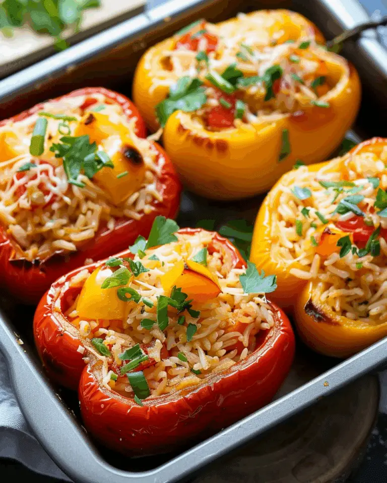 Teriyaki Chicken Stuffed Peppers