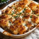 Cheesy Tater Tot Casserole with Ground Beef – The Ultimate Comfort Food