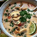Authentic Thai Coconut Chicken Soup (Tom Kha Gai)