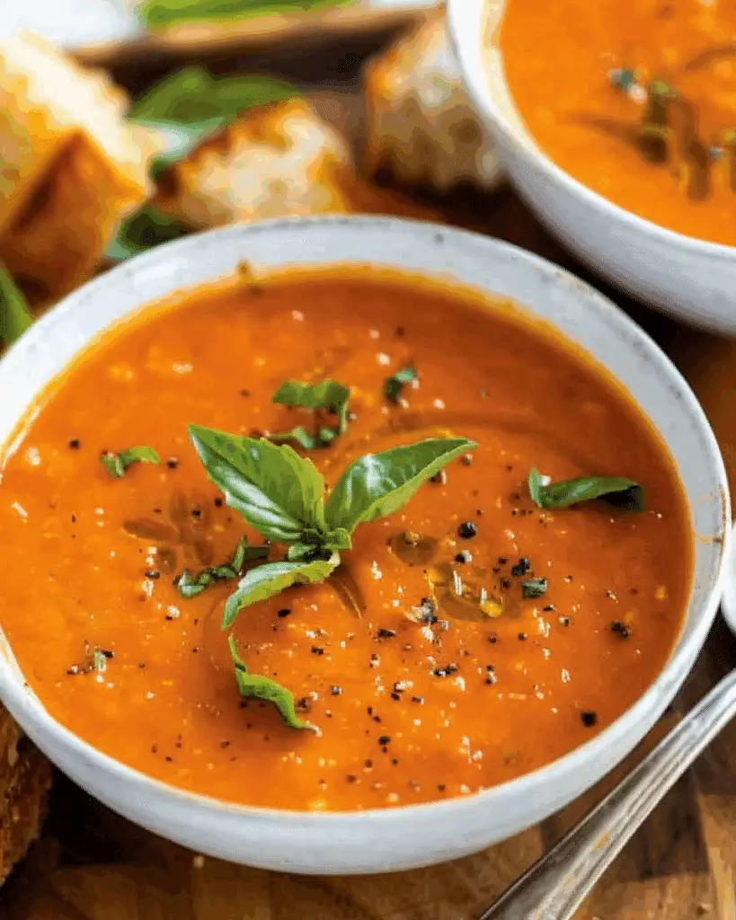 Creamy Tomato Basil Soup Recipe: Comfort in a Bowl