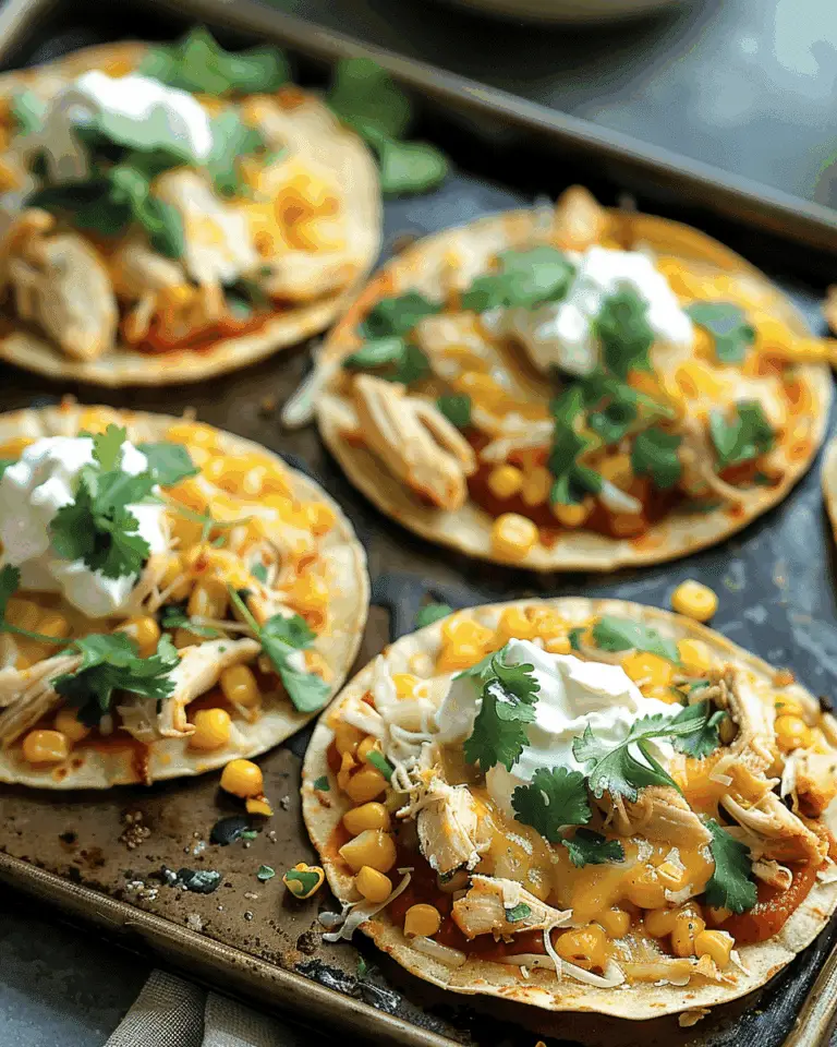 Crispy Baked Chicken Taco Tortillas