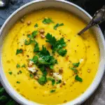 Roasted Garlic Cauliflower Soup