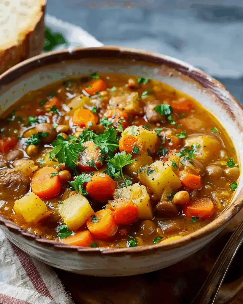 Hearty Vegetable Chickpea Soup