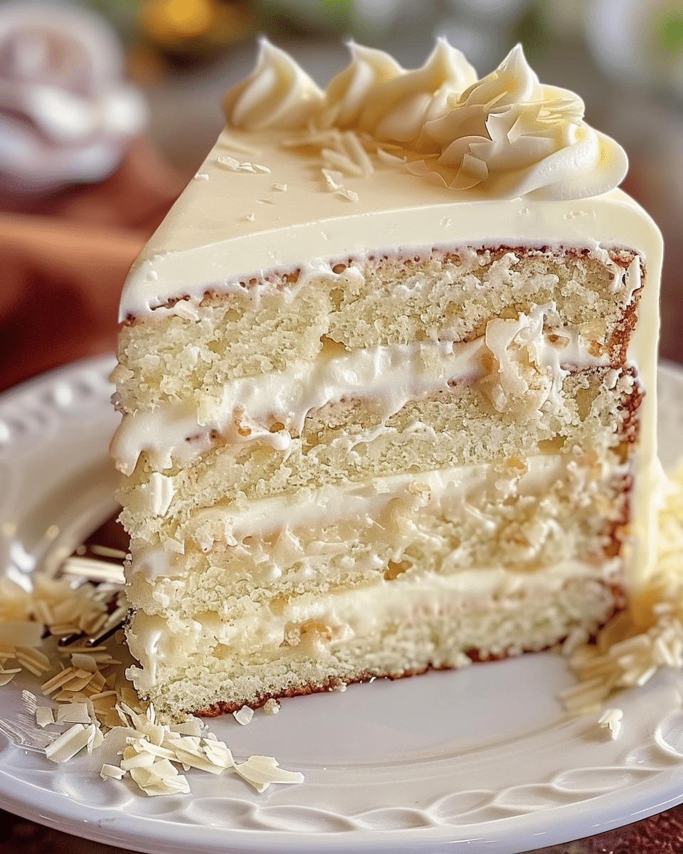 White German Chocolate Cake