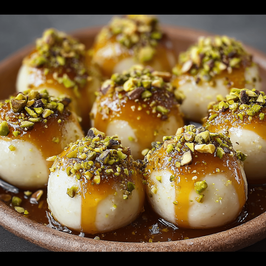 Ricotta Pistachio Honey Bites Recipe - Recipe Image