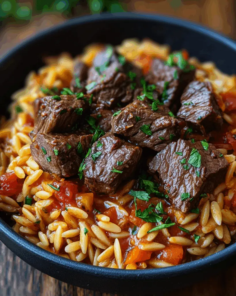 Beef Giouvetsi Recipe