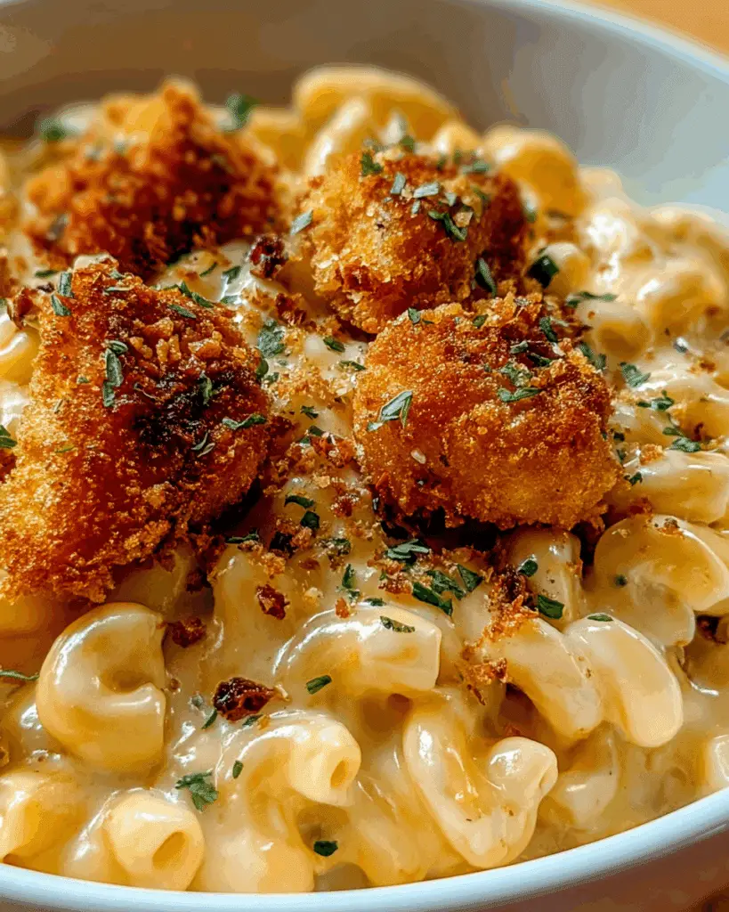 Creamy Honey Pepper Chicken Mac and Cheese Recipe
