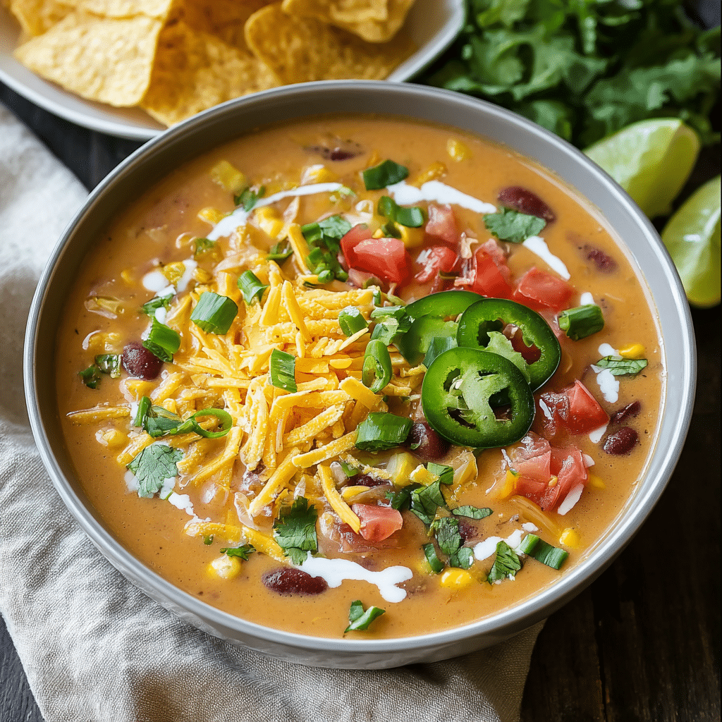 Vegetarian Tortilla Soup Recipe - Recipe Image
