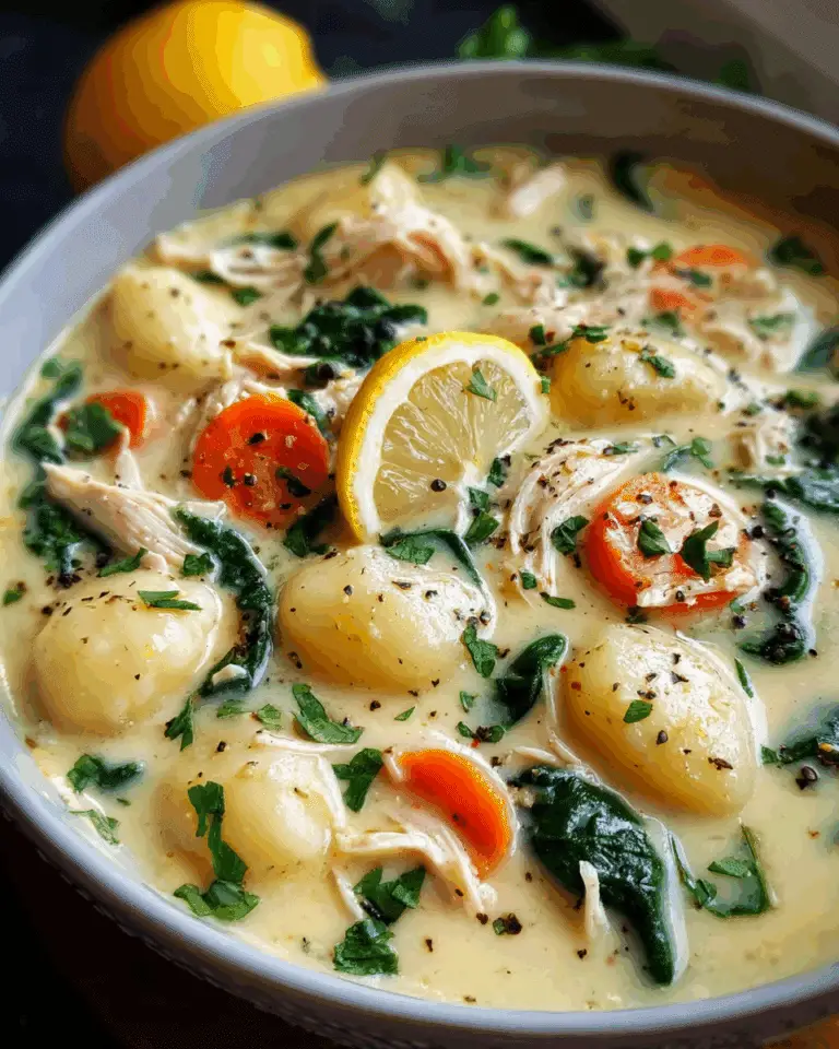 Creamy Winter Lemon Chicken Gnocchi Soup Recipe