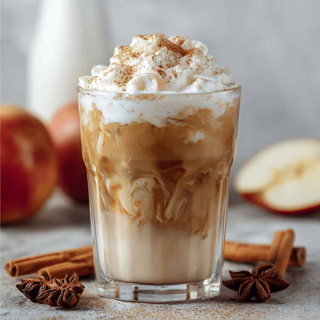 Iced Apple Crisp Cream Chai Recipe - Recipe Image