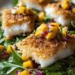 Coconut Crusted Fish with Mango Salsa Recipe