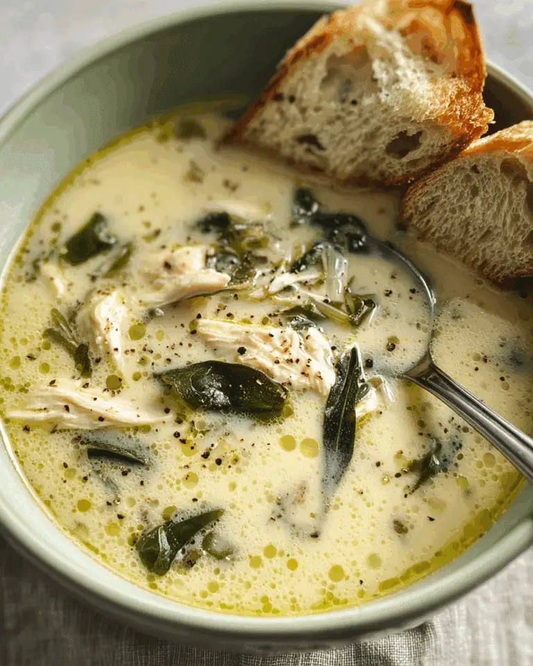 Garlic and Sage Chicken Soup Recipe