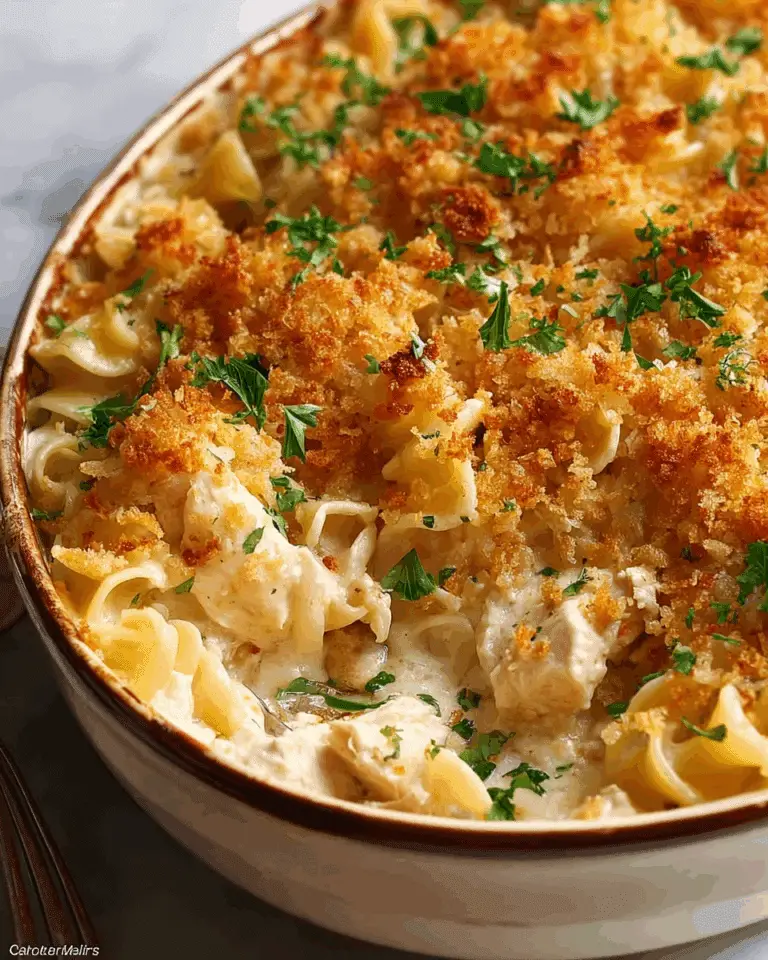 Spread the creamy chicken mixture evenly into the prepared baking dish Recipe