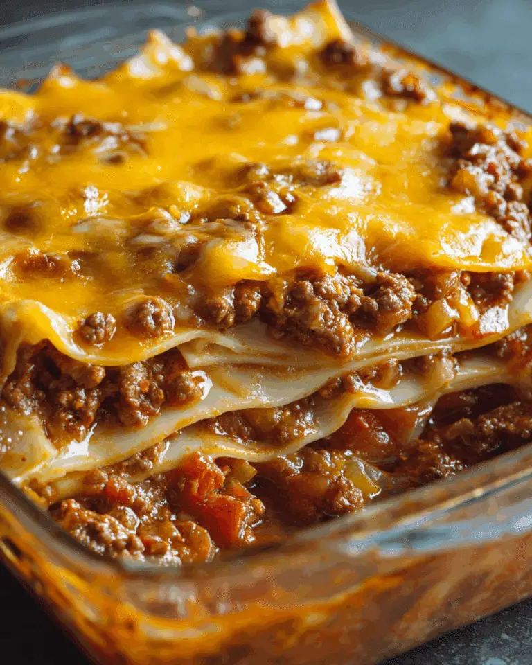 Southern Five Layer Beef Casserole Recipe