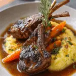 Braised Lamb Shanks with Rosemary Jus Recipe