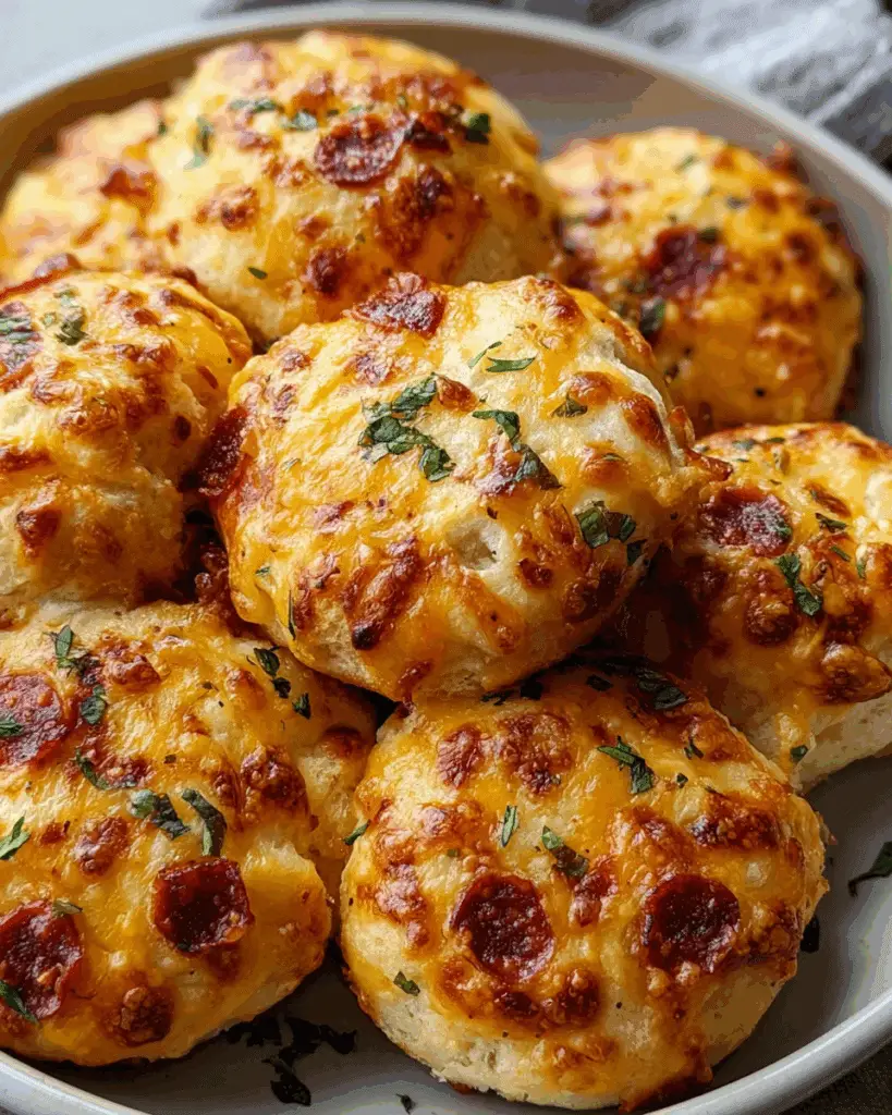 Pepperoni Cheese Puffs Recipe