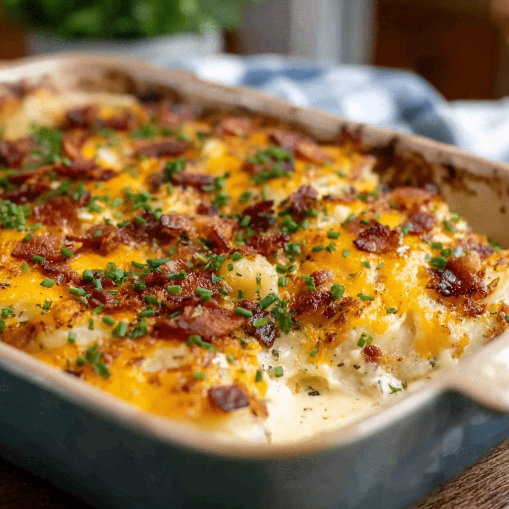 Loaded Potato Ranch Chicken Casserole Recipe - Recipe Image