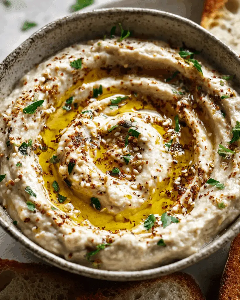 Roasted Eggplant Tahini Dip Recipe