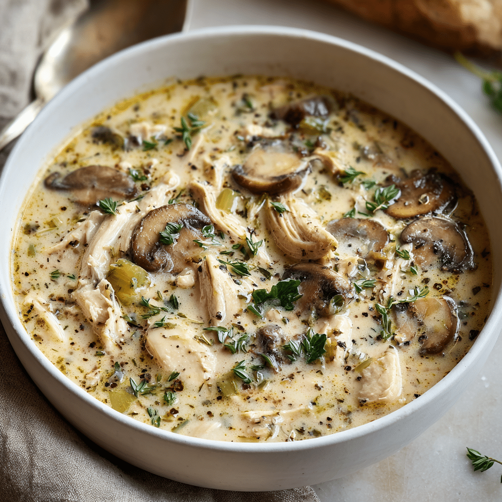 Rotisserie Chicken and Mushroom Soup Recipe - Recipe Image