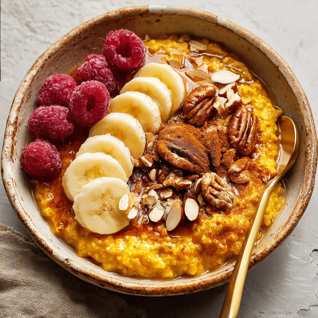 5 Minutes Pumpkin Oats Recipe - Recipe Image