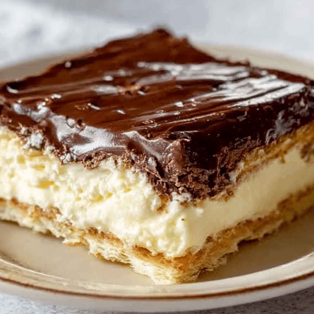 No-Bake Chocolate Lasagna Recipe - Recipe Image