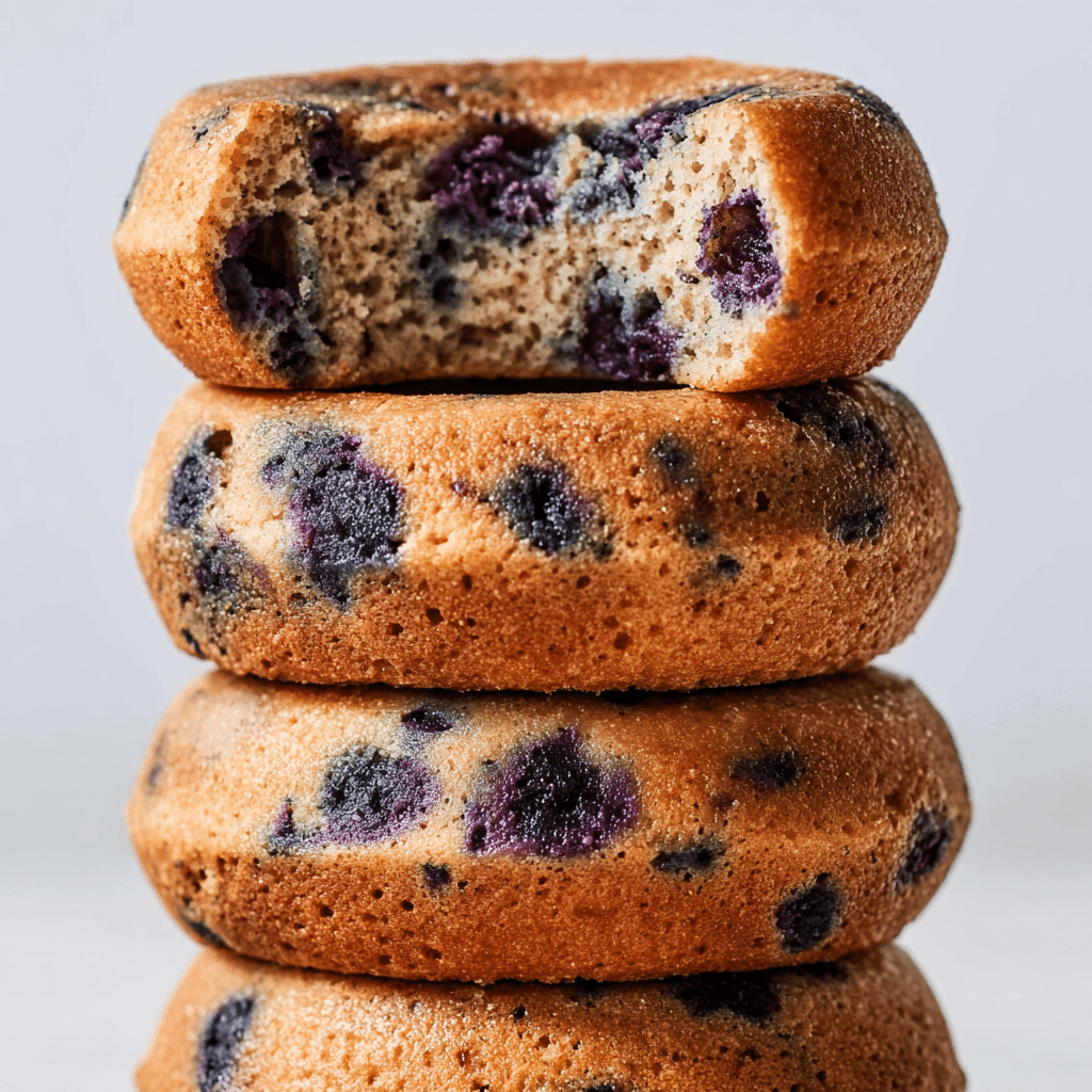 Vegan Blueberry Donuts Recipe - Recipe Image