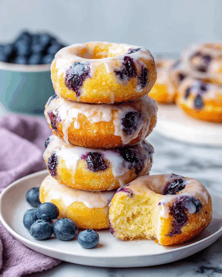 Vegan Blueberry Donuts Recipe