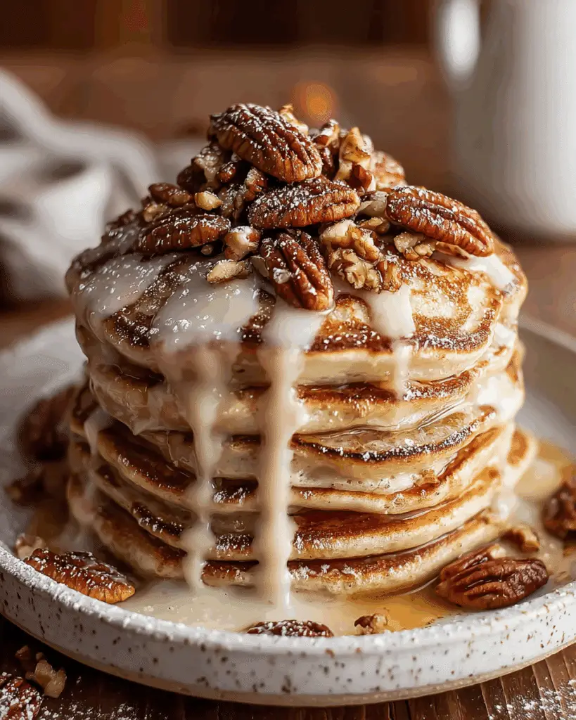 Cinnamon Roll Pancakes Recipe