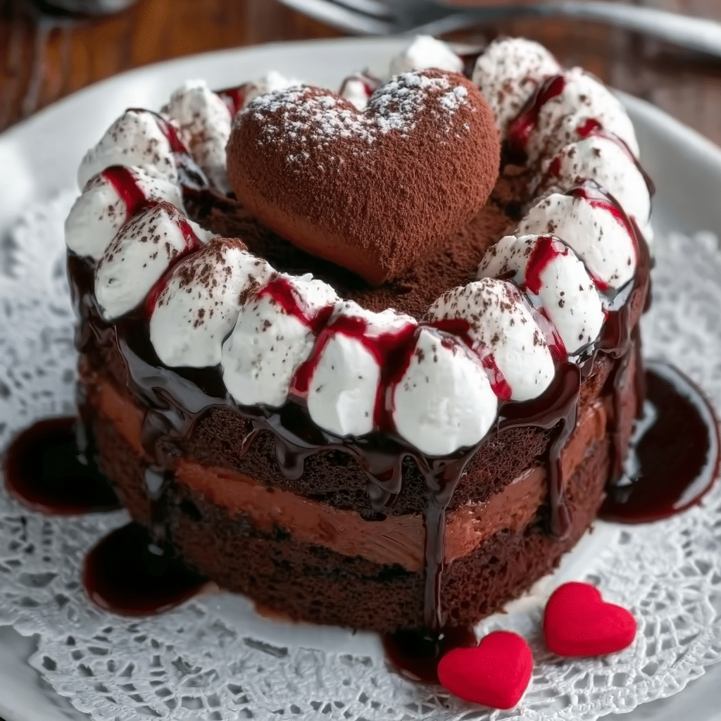 Valentine’s Day Chocolate Pudding Recipe - Recipe Image