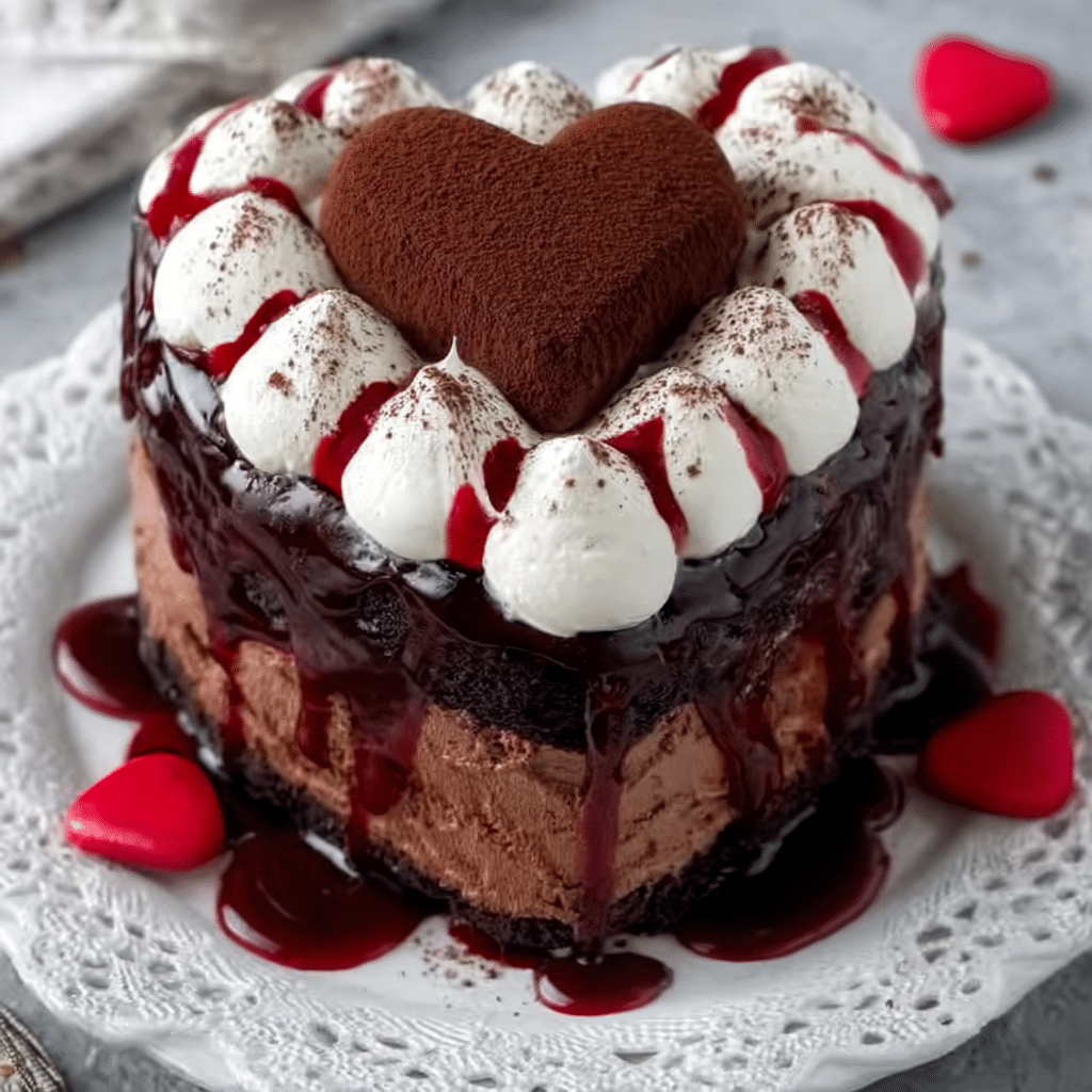 Valentine’s Day Chocolate Pudding Recipe - Recipe Image