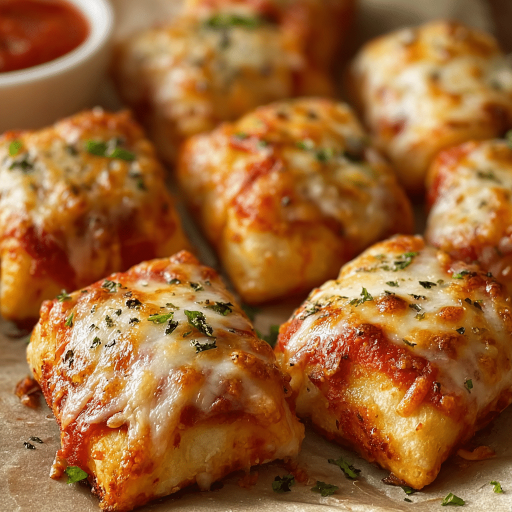 Pepperoni Cheese Pizza Sticks Recipe - Recipe Image