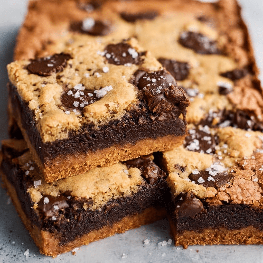 Chocolate Chip Cookie Brownies Recipe - Recipe Image