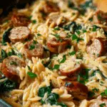 Creamy Chicken Sausage Orzo Recipe