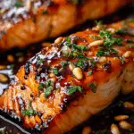 Crispy Hot Honey Garlic Salmon Recipe