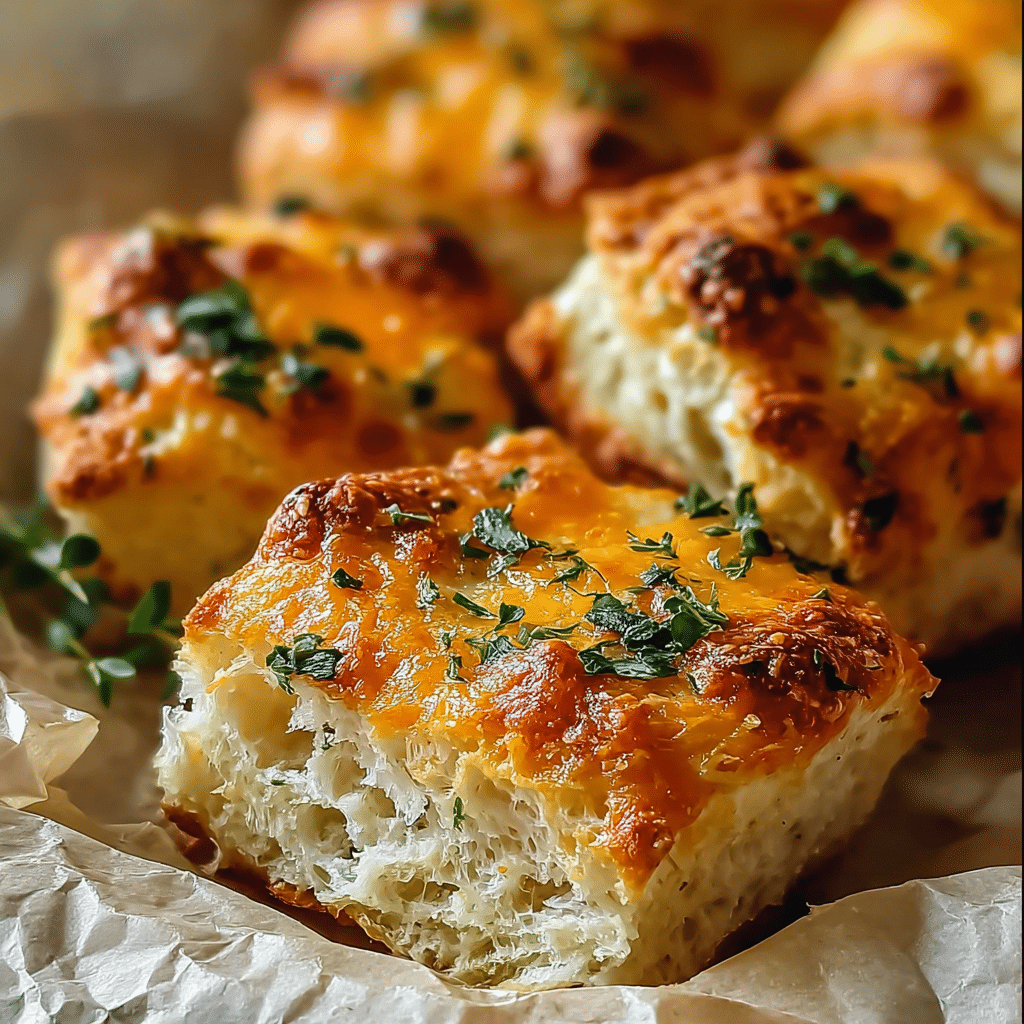 Savory Cheddar Herb Biscuits Recipe - Recipe Image