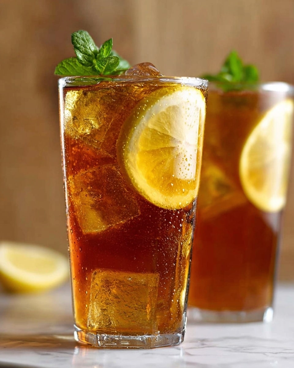 The image shows two clear glass cups filled with bright red liquid, garnished with small pieces of cinnamon sticks and star anise floating on top. The cups are placed on a wooden surface scattered with red cranberries and star anise. The warm drink looks smooth and shiny, with the transparent glass making it easy to see the color and garnish inside. Photo taken with an iphone --ar 4:5 --v 7