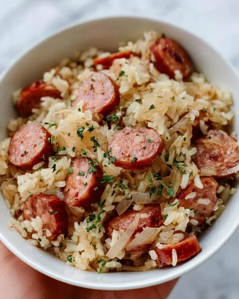 Baked Sausage and Sauerkraut Recipe