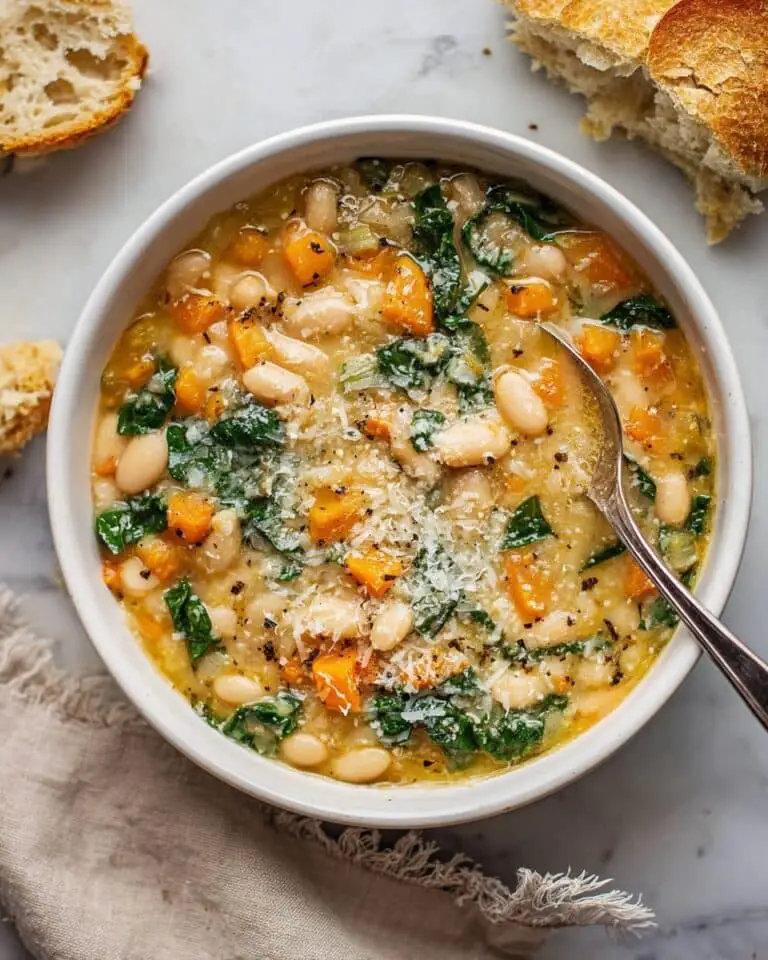 White Bean Soup with Tomatoes and Garlic Recipe