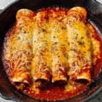 Cheesy Skillet Beef Enchilada Bake Recipe