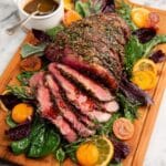 Herb-Crusted Roast Beef with Pan Gravy Recipe
