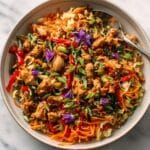 One Skillet Chicken Egg Roll in a Bowl Recipe