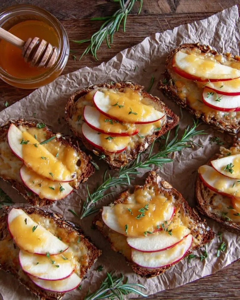 Apple and Cheddar Crostini Recipe