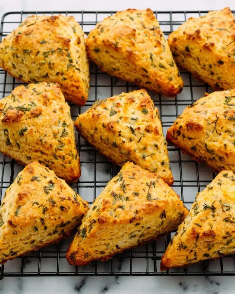 Savory Pumpkin Cheddar Scones Recipe