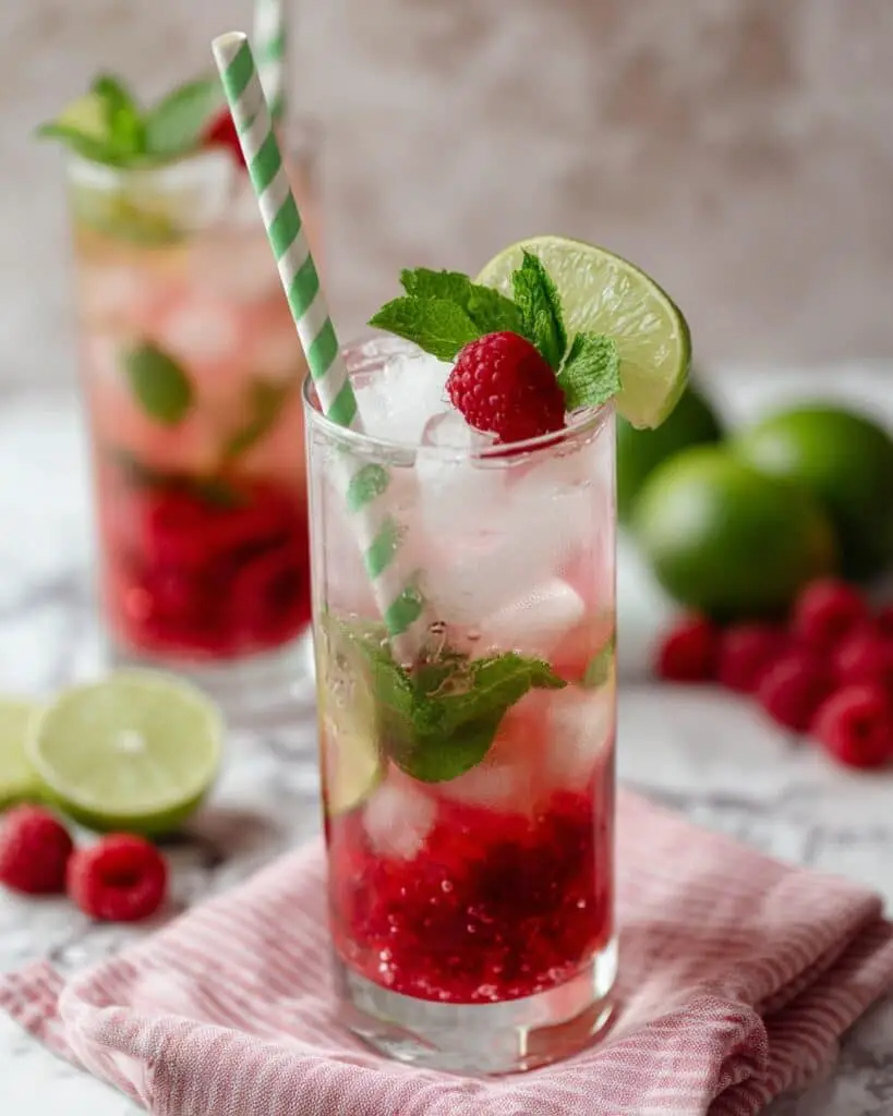 Raspberry Mojito Cocktail Recipe