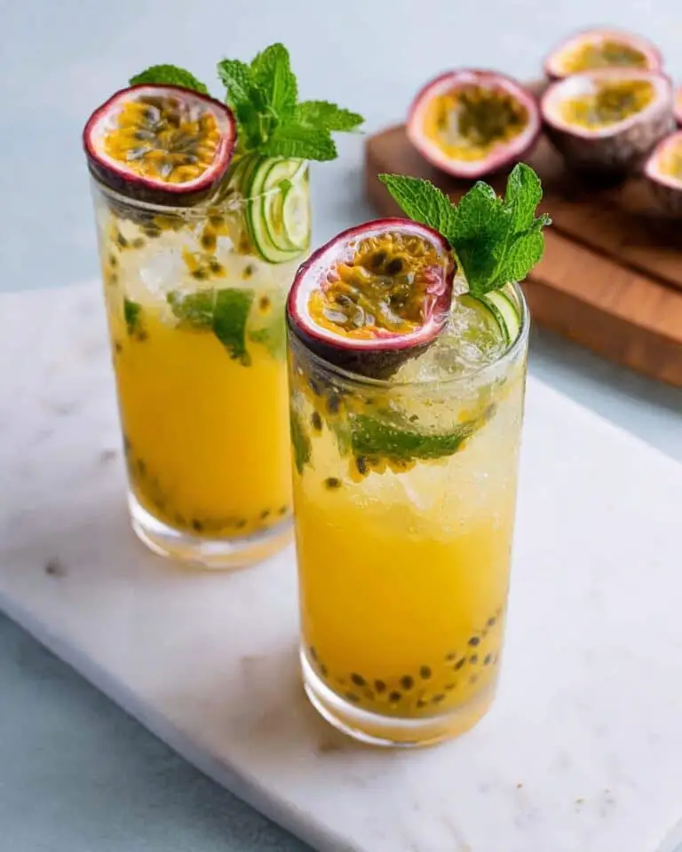 Sparkling Passionfruit Mocktail Spritz Recipe